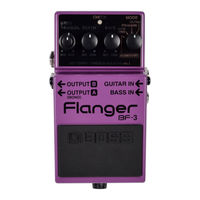 Boss Flanger BF-3 Mode D'emploi