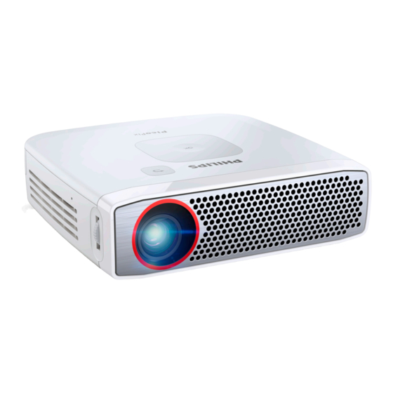 Philips PicoPix PPX 4835 Guide D'utilisation