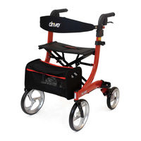 DeVilbiss Healthcare drive Rollator Nitro M Manuel D'utilisation