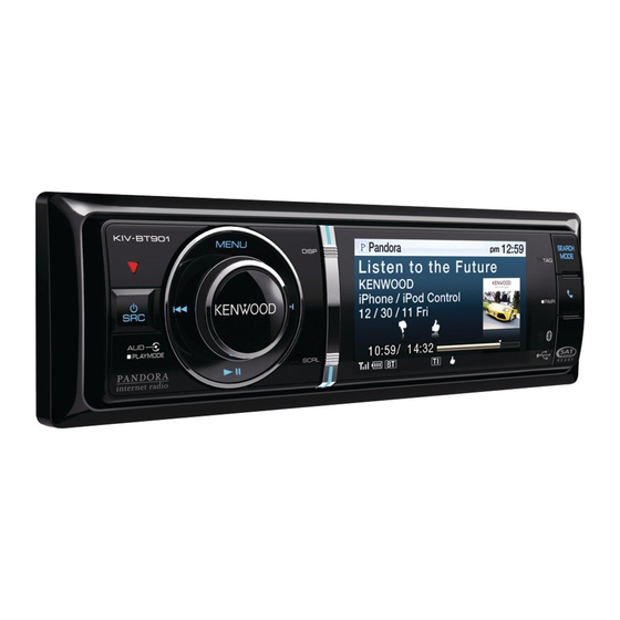 Kenwood KIV-BT901 Guide De Démarrage Rapide