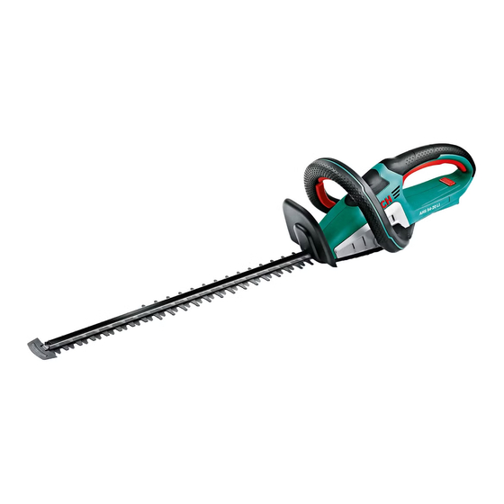 Bosch AdvancedHedgeCut 36 AHS 54-20 LI Notice Originale