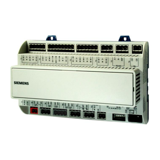 Siemens Climatix POL421.05 Serie Mode D'emploi