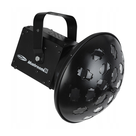 SHOWTEC Small Mushroom LED Q6 Mode D'emploi