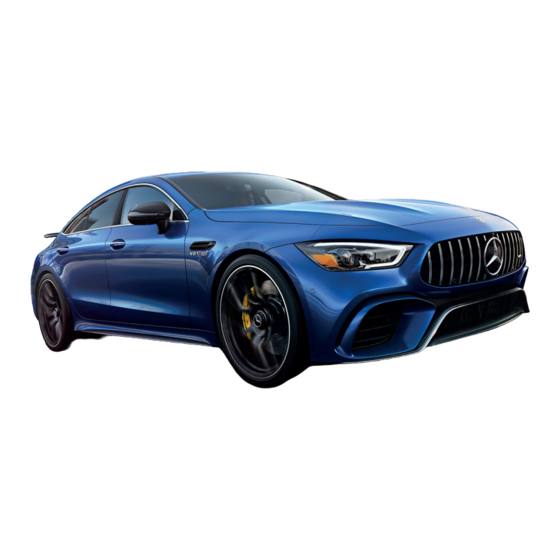 Mercedes-Benz AMG GT Coupé 4 portes Notice D'utilisation