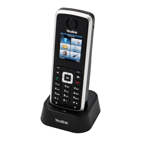 Yealink W52P Guide D'installation Rapide