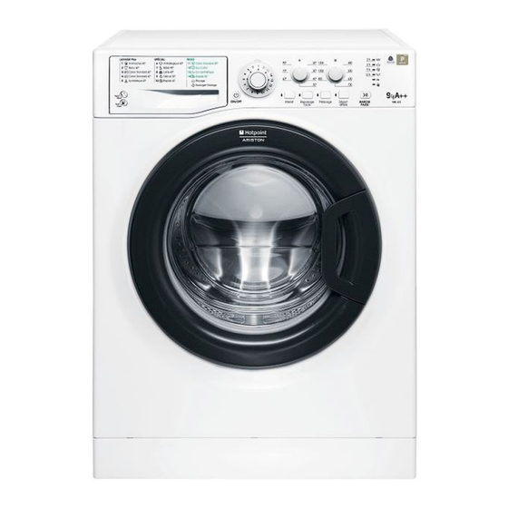 Hotpoint WML 922 Mode D'emploi