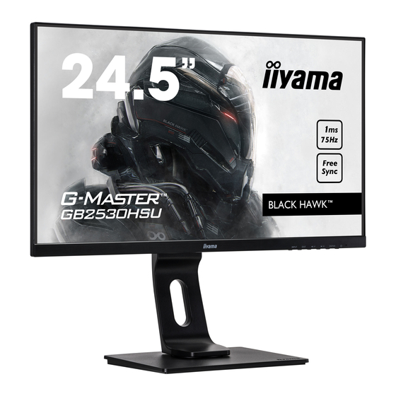 Iiyama G-Master G2530HSU-B1 Manuels