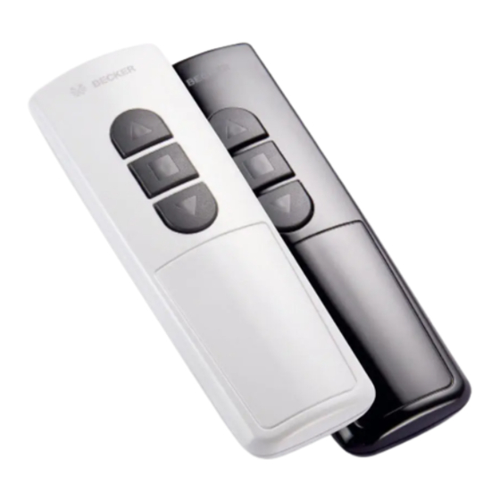 Becker Centronic SunWindControl SWC241-II Notice De Montage Et D'utilisation