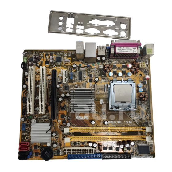 Asus P5KPL-VM Mode D'emploi