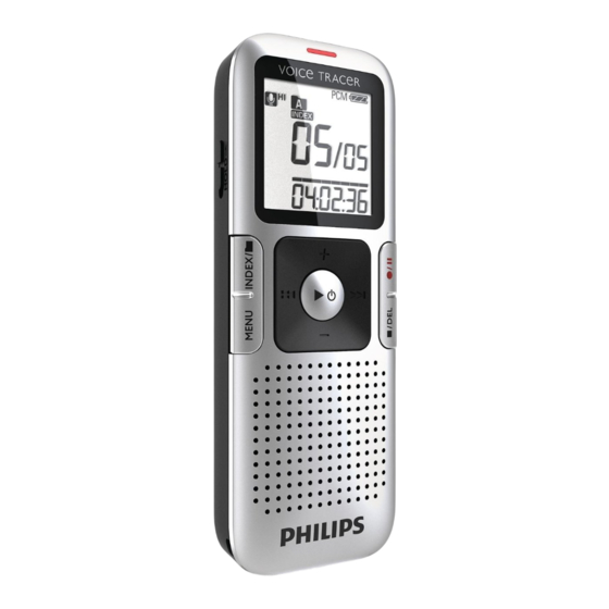 Philips VOICE TRACER LFH0655/00 Manuel De L'utilisateur