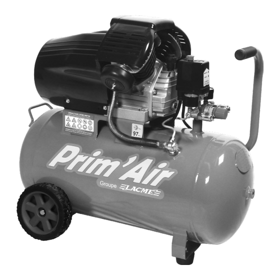 Lacme Prim' Air MM 20/50 Notice D'emploi