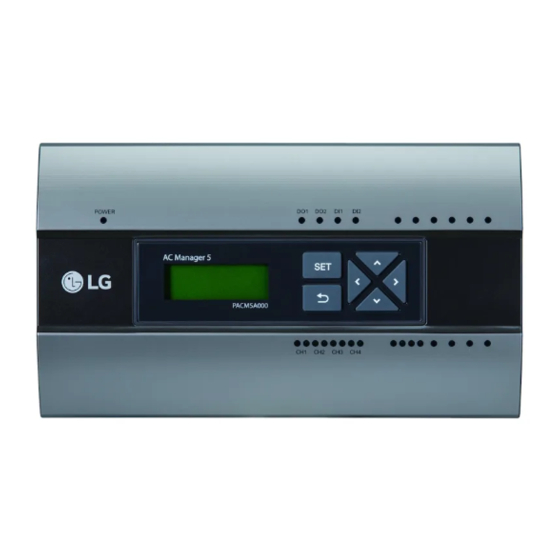 LG AC Manager 5 Manuel D'installation