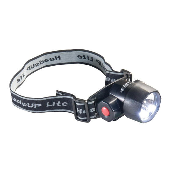 Pelican HeadsUP Lite 2620 Guide Rapide