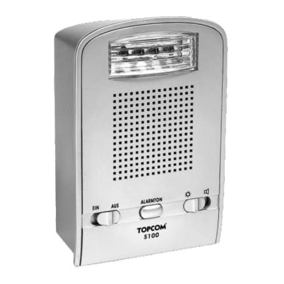 Topcom BUTLER S100 Manuel D'utilisateur