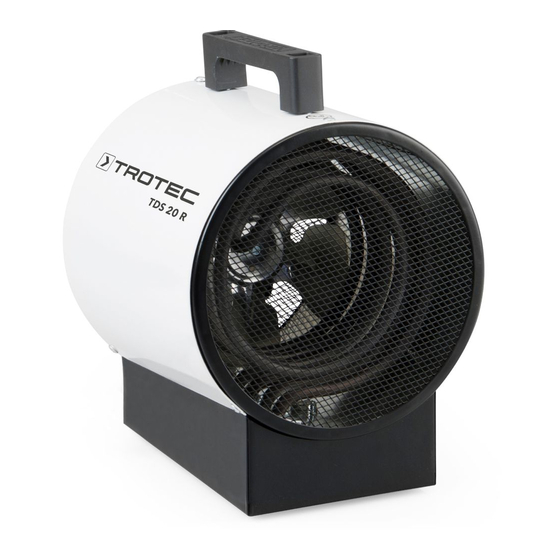 Trotec TDS 20 R Traduction De La Notice Originale