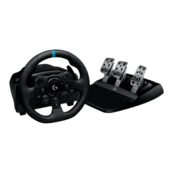 Logitech G TRUEFORCE G923 Guide Rapide