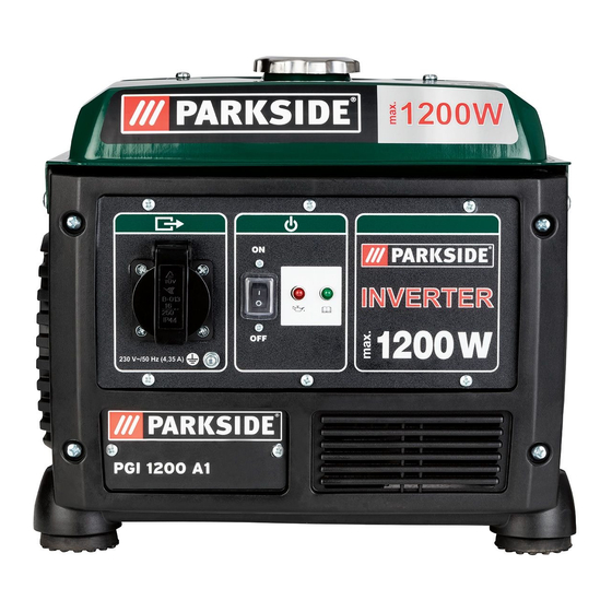 Parkside PGI 1200 A1 Consignes D'utilisation Et De Sécurité