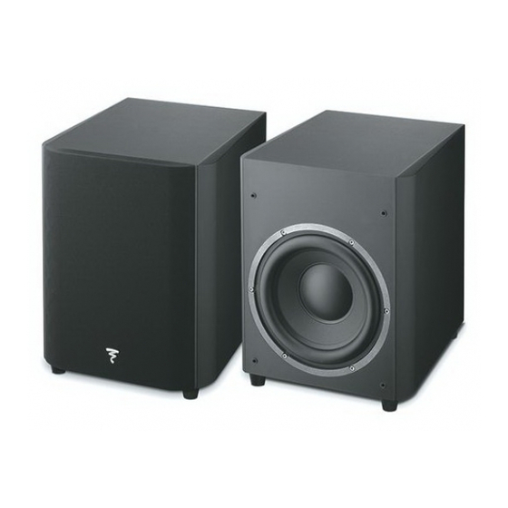 Focal SUB 300 P Manuel D'utilisation