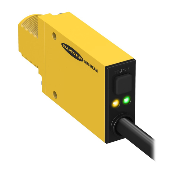 Banner MINI-BEAM Expert SME312LP Série Mode D'emploi
