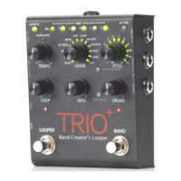 Harman DigiTech Band Creator TRIO+ Mode D'emploi