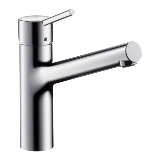 Hansgrohe Talis M52 170 1jet 32851000 Mode D'emploi
