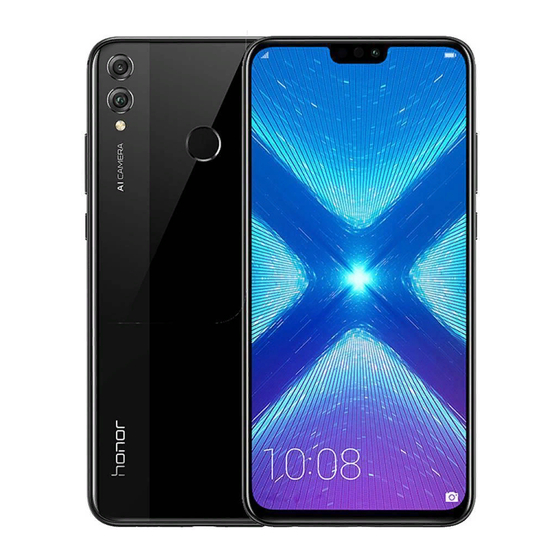 honor 8X Guide De L'utilisateur