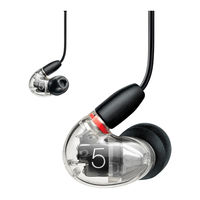 Shure Sound Isolating Aonic 5 Mode D'emploi