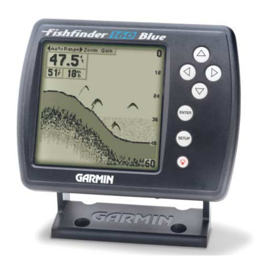 Garmin Fishfinder 160 Blue Manuel De L'utilisateur