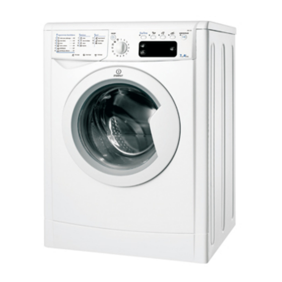 Indesit IWE 71482 B Mode D'emploi