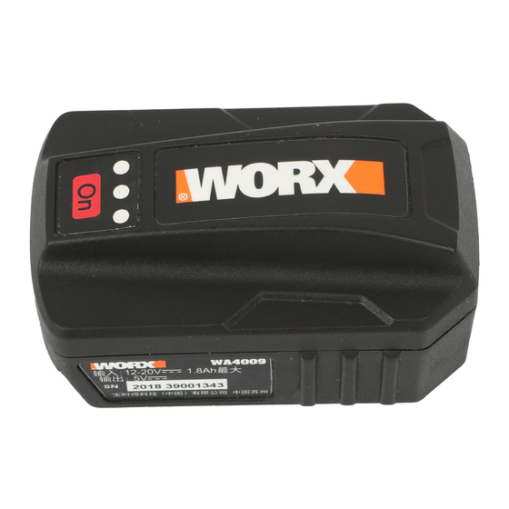 Worx WA4009 Manuels