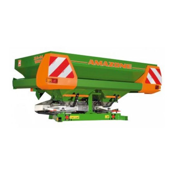 Amazone ZA-M 1001 Special Easy Notice D'utilisation