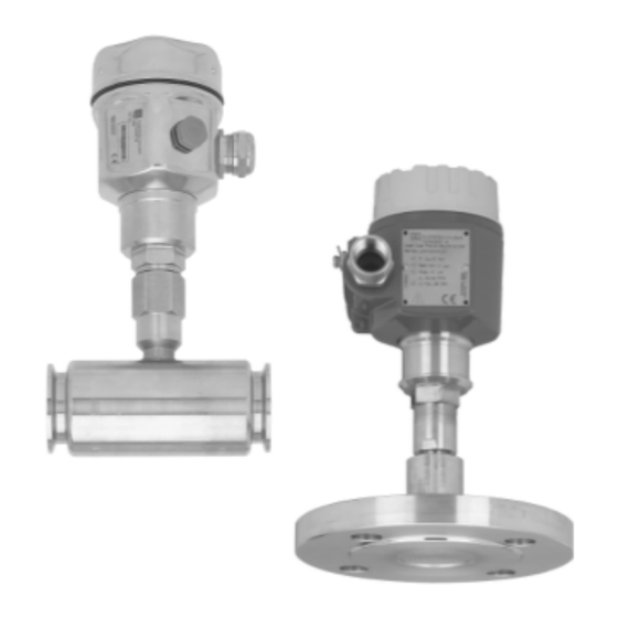 Endress+Hauser Cerabar M PMC41 Information Technique