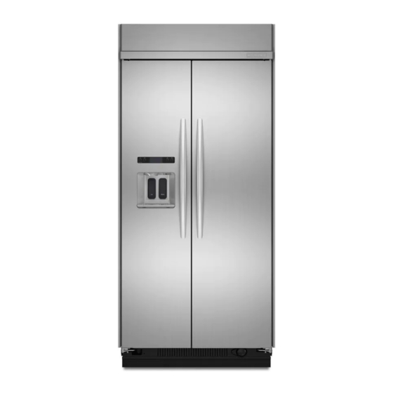KitchenAid KSSC36FMS00 Guide D'utilisation Et D'entretien