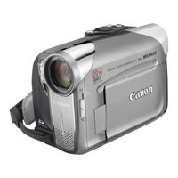 Canon MVX460 Manuel D'instruction