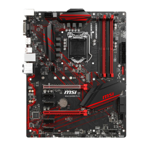 MSI H370 GAMING PLUS Présentation Rapide