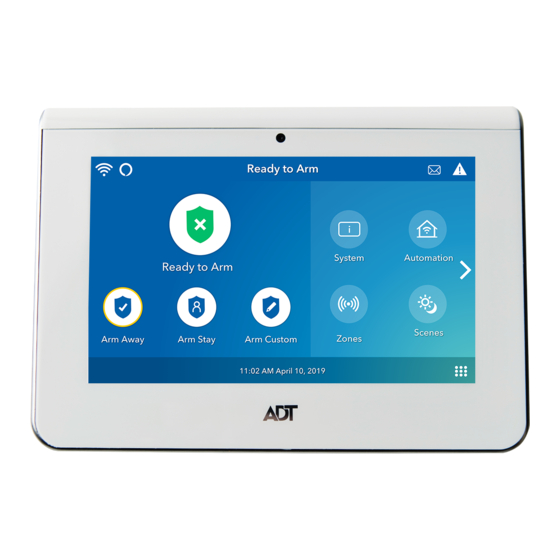 ADT ADT7AIO Série Guide D'utilisation Rapide