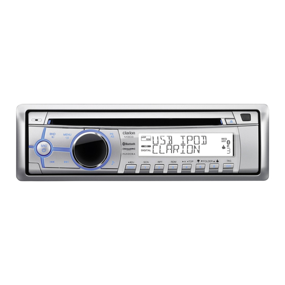 Clarion M303 Guide D'installation
