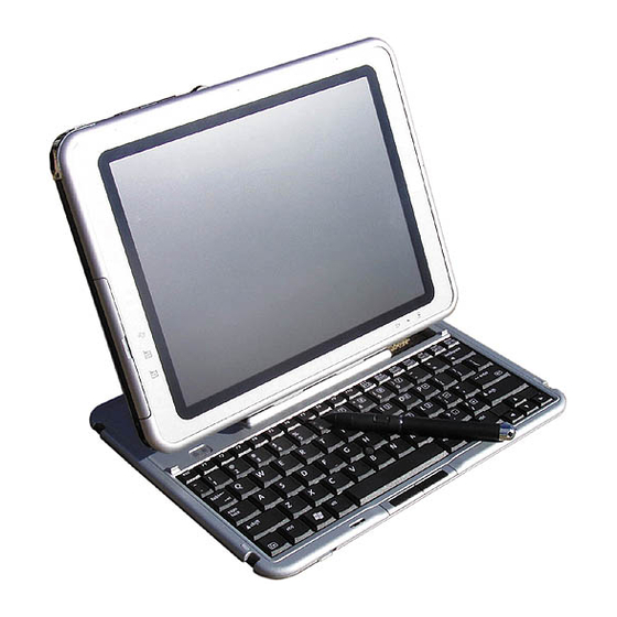 HP TC1100 Manuel