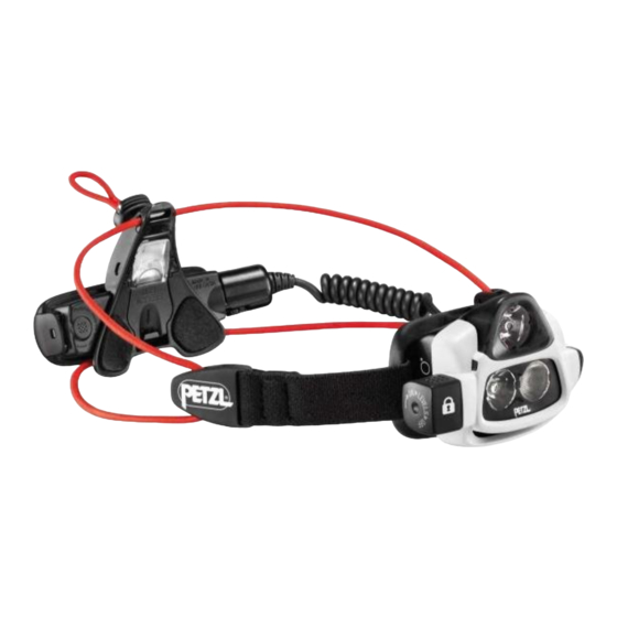 Petzl NAO + Mode D'emploi