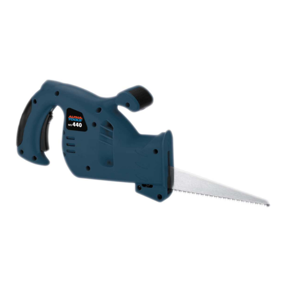 ALPHA-TOOLS MS 440 Mode D'emploi
