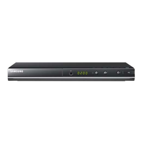 Samsung DVD-D360K Manuel D'utilisation