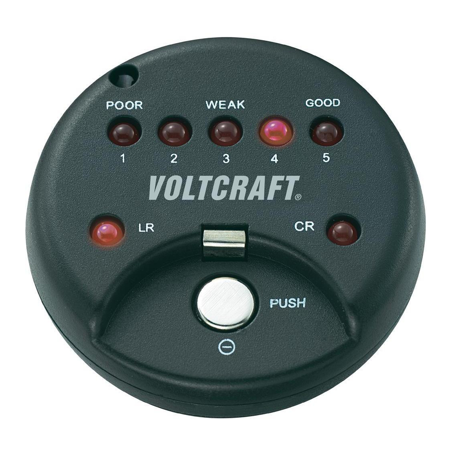 VOLTCRAFT 250455 Guide Rapide