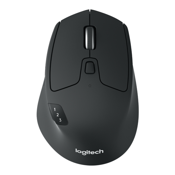 Logitech M720 Triathlon Mouse Mode D'emploi