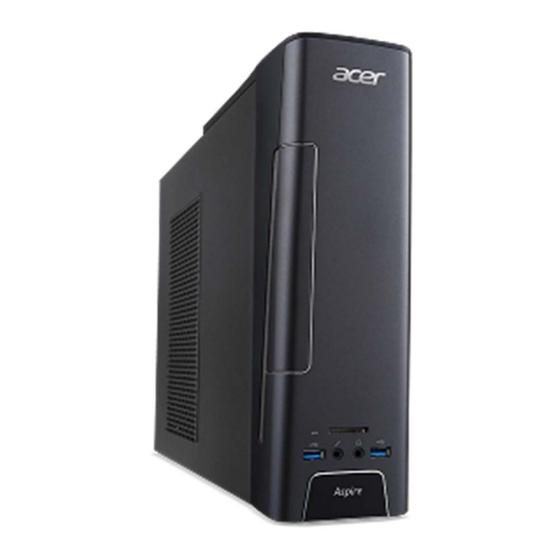 Acer ASPIRE X3-710-008 Manuel D'utilisation