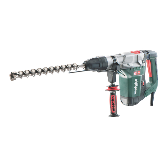 Metabo KHE 5-40 Notice Originale