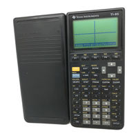 Texas Instruments TI-85 Manuel D'utilisation