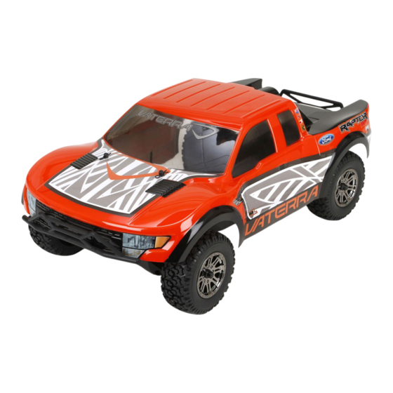 Horizon Hobby Vaterra Ford Raptor Pre Runner Mode D'emploi