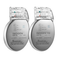 Boston Scientific INOGEN X4 CRT-D G146 Guide De Référence