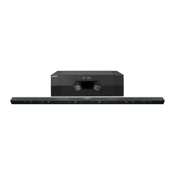 Sony HT-ST3 Guide De Référence