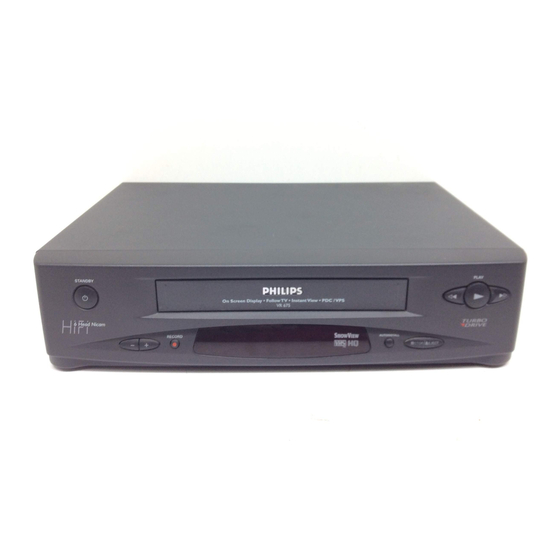 Philips VR 675 Mode D'emploi
